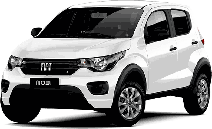 Fiat Mobi disponível para locação na Dubai Auto